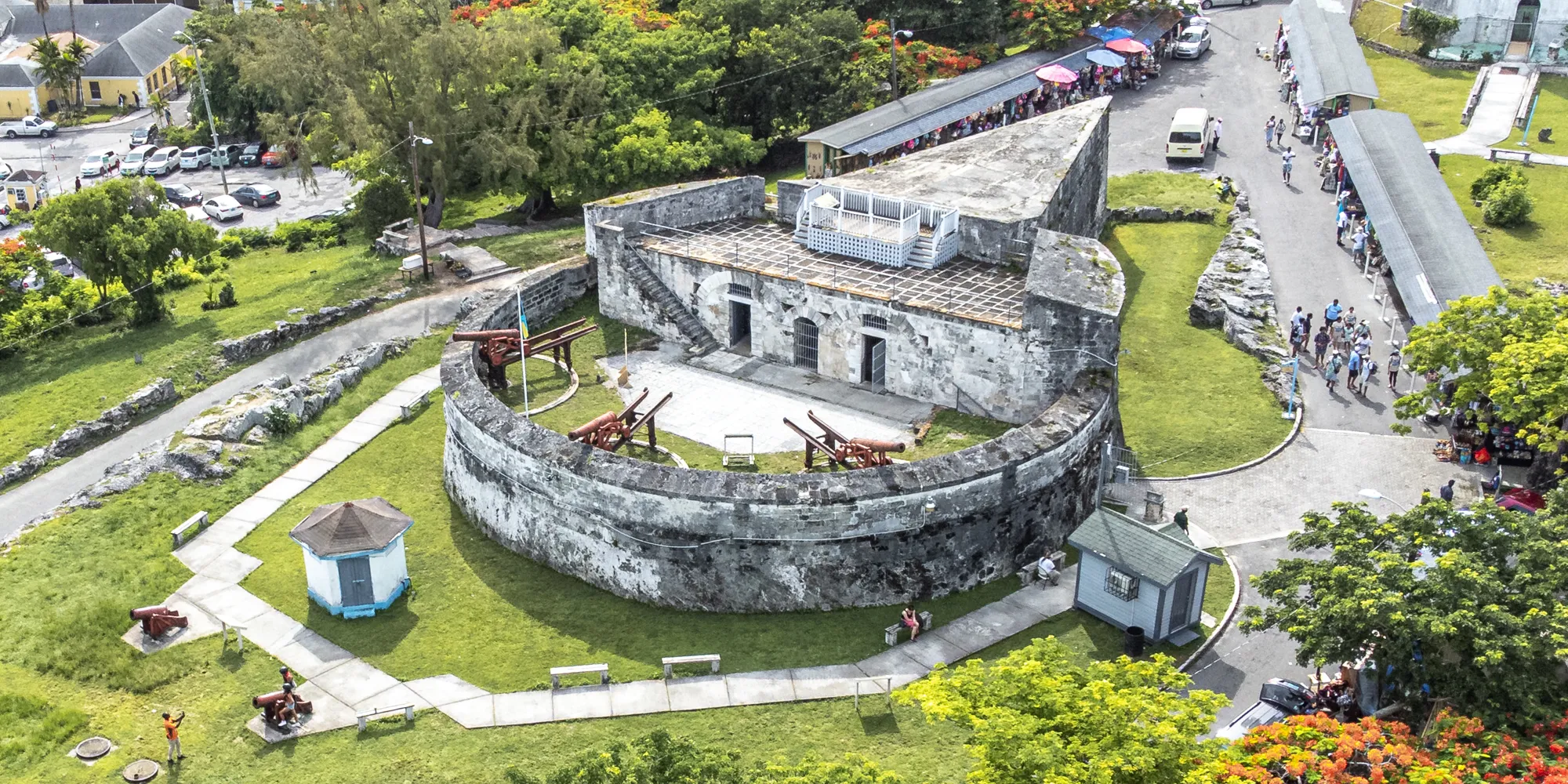Vistas de Nassau desde Fort Fincastle en Bennett's Hill