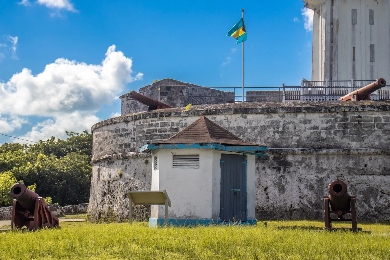 Fort Fincastle Nassau — fuerte histórico con forma de barco de vapor