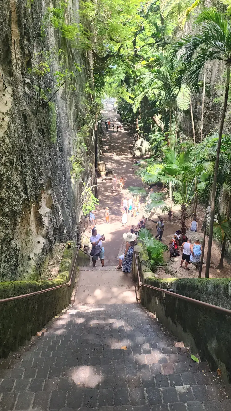 Queen's Staircase Nassau — detalle de los escalones históricos